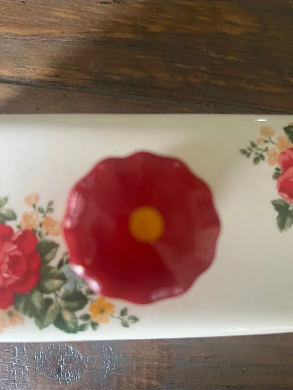 The Pioneer Woman Vintage Floral Covered Butter Dish